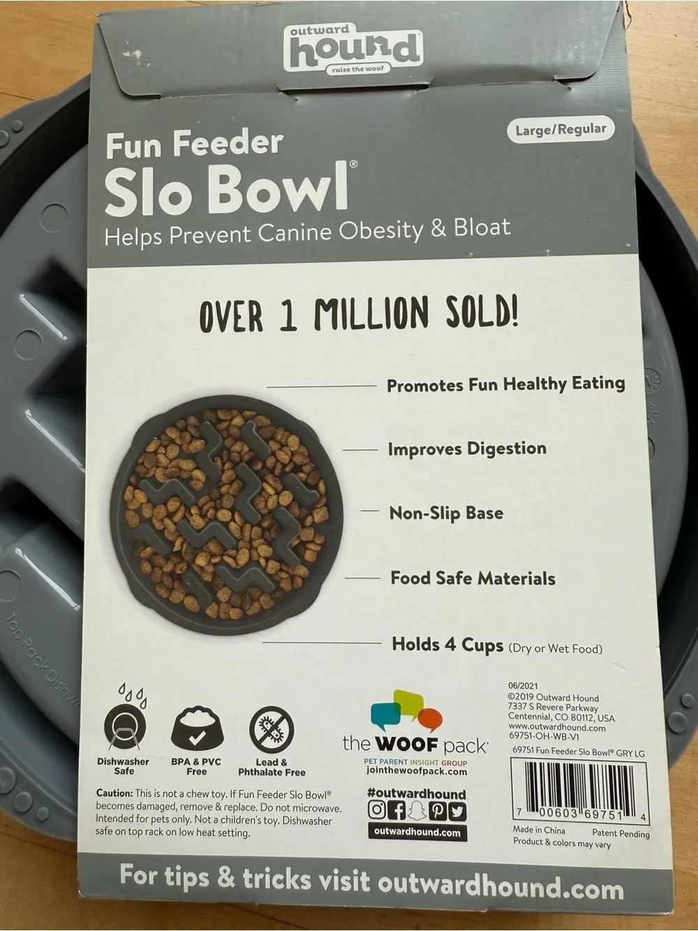 Dog Slow Feeder Bowl **NEW**